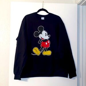 Mickey Mouse Black Sweatshirt Size XL